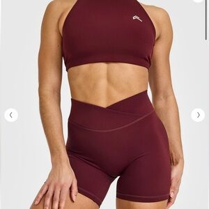 Oner Active UNIFIED WRAP SHORTS 6" Rosewood Size M